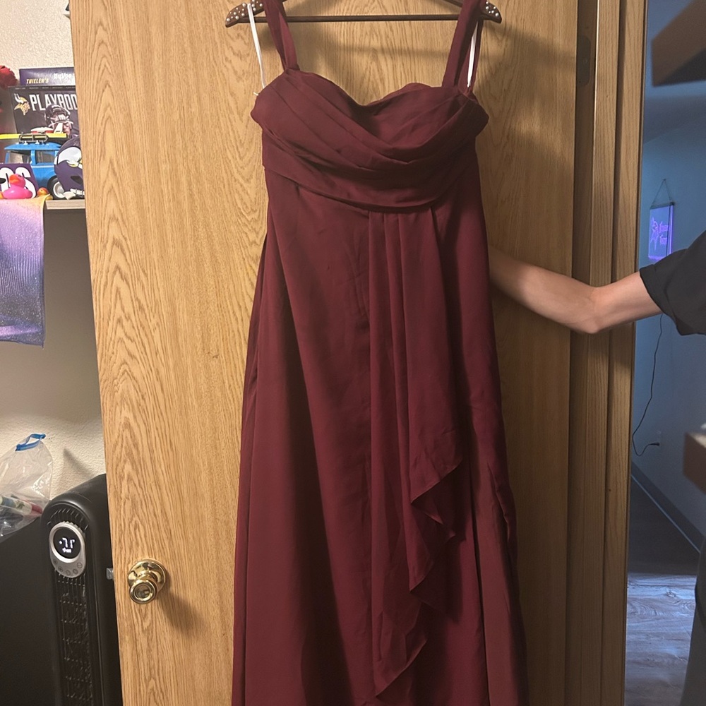 Amazon Burgundy Wedding Dress